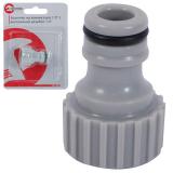 Фото - Адаптер на коннектора 1/2" с внутренней резьбой 1/2" INTERTOOL GE-1007 Адаптер на коннектора 1/2" с внутренней резьбой 1/2" INTERTOOL GE-1007