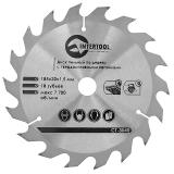 Фото - Диск пильный по дереву с твердосплавными напайками INTERTOOL CT-3040 Диск пильный по дереву с твердосплавными напайками INTERTOOL CT-3040
