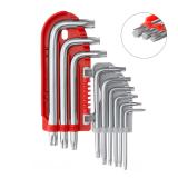 Фото - Набор Г-образных ключей TORX INTERTOOL HT-1821 Набор Г-образных ключей TORX INTERTOOL HT-1821