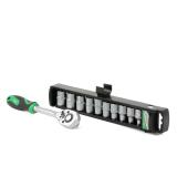 Фото - Набор головок 10шт c трещеткой INTERTOOL ET-6013 Набор головок 10шт c трещеткой INTERTOOL ET-6013