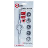Фото - Набор плашек с держателем INTERTOOL SD-8019 Набор плашек с держателем INTERTOOL SD-8019