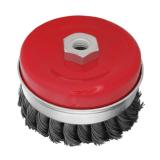 Фото - Щетка чашечная усиленная для УШМ INTERTOOL BT-1080 Щетка чашечная усиленная для УШМ INTERTOOL BT-1080