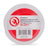 Фото - Скотч двухсторонний 19 мм*1.5 м на вспененной основе INTERTOOL KT-0971 Скотч двухсторонний 19 мм*1.5 м на вспененной основе INTERTOOL KT-0971