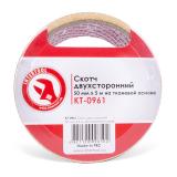 Фото - Скотч двухсторонний 50 мм*5 м на тканевой основе INTERTOOL KT-0961 Скотч двухсторонний 50 мм*5 м на тканевой основе INTERTOOL KT-0961