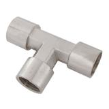 Фото - Тройник с внутренней резьбой 1/4” INTERTOOL PT-1863 Тройник с внутренней резьбой 1/4” INTERTOOL PT-1863