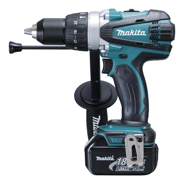 Фото - Аккум. ударная дрель-шуруповерт Makita BHP458RFE Аккум. ударная дрель-шуруповерт Makita BHP458RFE