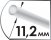 Диаметр клеевых стержней 11,2 мм