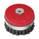 Фото - Щетка чашечная усиленная для УШМ INTERTOOL BT-1101 Щетка чашечная усиленная для УШМ INTERTOOL BT-1101