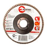 Фото - Диск шлифовальный лепестковый INTERTOOL BT-0204 Диск шлифовальный лепестковый INTERTOOL BT-0204