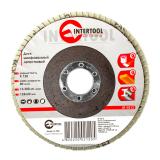 Фото - Диск шлифовальный лепестковый INTERTOOL BT-0212 Диск шлифовальный лепестковый INTERTOOL BT-0212
