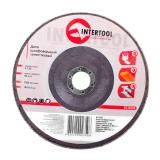 Фото - Диск шлифовальный лепестковый INTERTOOL BT-0235 Диск шлифовальный лепестковый INTERTOOL BT-0235