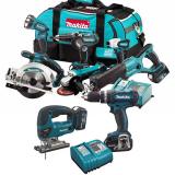 Фото - Набор аккумуляторного инструмента Makita LXT600 Набор аккумуляторного инструмента Makita LXT600