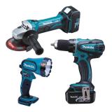 Фото - Набор инструментов (BDF456 + BML185+BGA452RFE ) Makita DK1882 Набор инструментов (BDF456 + BML185+BGA452RFE ) Makita DK1882