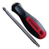 Фото - Отвертка двухсторонняя SL6, PH2 INTERTOOL VT-3100 Отвертка двухсторонняя SL6, PH2 INTERTOOL VT-3100