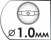 Диаметр форсунки 1,0 мм