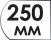 Длина 250 мм