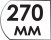Длина 270 мм