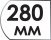 Длина 280 мм