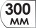Длина 300 мм