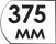Длина 375 мм