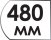 Длина 480 мм