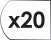 Количество единиц в наборе 20