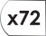 Количество единиц в наборе 72