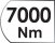 Крутящий момент 7000 Nm