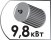 Потребляемая мощность 9800 Вт